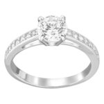 Pierścionek Attract Round Silver SWAROVSKI 52 - 5032920