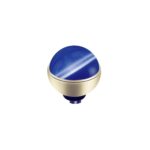 Element wymienny TWISTED – CATEYE / SAPPHIRE Silver 6 mm
