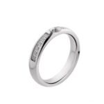 Pierścionek baza TWISTED – TRACY CZ / Silver 4 mm MELANO