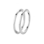 Pierścionek ring FRIENDS - SADÈ / Silver 2 mm