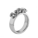 Pierścionek baza TWISTED – TESS / Silver 5 mm MELANO
