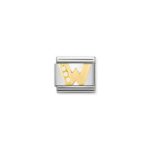 Moduł do bransoletki COMPOSABLE - 030301/23 Litera "W" Cyrkonie 18K Gold