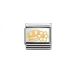 Moduł do bransoletki COMPOSABLE - 030161/05 Uśmiech ze stokrotką 18K Gold