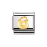 Moduł do bransoletki COMPOSABLE - 030308/31 Torebka Cyrkonia 18K Gold