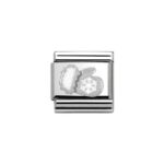 Moduł do bransoletki COMPOSABLE - 330204/03 Rękawiczka ze śnieżką Silver