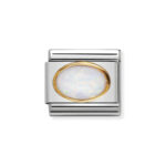 Moduł Composable 'Biały Opal' 18K Gold - Nomination 030502/07