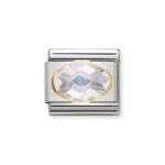 Moduł do bransoletki COMPOSABLE - 030601/010 Biała Cyrkonia 18K Gold