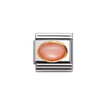 Moduł do bransoletki COMPOSABLE - 030502/10 Różowy Koral 18K Gold