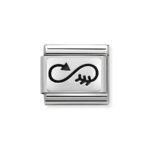 Moduł do bransoletki COMPOSABLE - 330109/39 Nieskończoność ze strzałą Silver