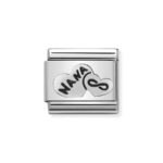 Moduł do bransoletki COMPOSABLE - 330101/19 Serce "NANA" Silver