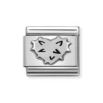 Moduł do bransoletki COMPOSABLE - 330101/03 Serce z kolcami Silver