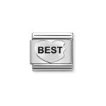 Moduł do bransoletki COMPOSABLE - 330101/44 Serce "BEST" Silver