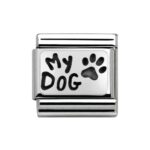 Moduł do bransoletki COMPOSABLE - 330102/35 "MY DOG" Silver