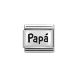 Moduł do bransoletki COMPOSABLE - 330109/08 "Papá" Silver