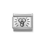 Moduł do bransoletki COMPOSABLE - 330109/60 Żarówka serce Silver