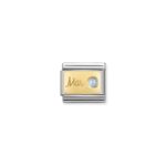 Moduł do bransoletki COMPOSABLE - Kamień miesiąca marzec - Akwamaryn 030519/03 18K Gold