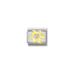 Moduł do bransoletki COMPOSABLE - Żółty narcyz 330321/08 Silver