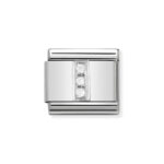 Moduł do bransoletki COMPOSABLE - 330301/09 Litera I z cyrkonią Silver