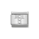 Moduł do bransoletki COMPOSABLE - 330301/20 Litera T z cyrkonią Silver