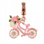 Zawieszka Bicycle with Flower ELC021