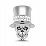 Charms Skull Wears Hat DOC023