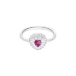 Pierścionek One Medium Red, Silver 55 SWAROVSKI 5446300