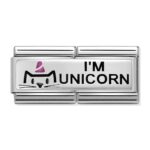 COMPOSABLE 330721/04 Link 925 Silver 'I'm Unicorn' NOMINATION