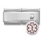COMPOSABLE 330780/02 Link 925 Silver 'Medical Alert Tag' NOMINATION