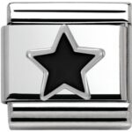 Moduł Composable 330202/05 'Black Star' 925 Silver Nomination