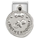 COMPOSABLE 331804/11 Link 925 Silver 'Charms Narodziny Dziecka' NOMINATION