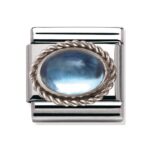 COMPOSABLE 330504/13 Link 925 Silver 'Topaz' NOMINATION