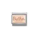 COMPOSABLE 430101/37 Link 9K Rose Gold 'Brother' NOMINATION