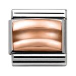 COMPOSABLE 430102/06 Link 9K Rose Gold 'Bruzda ' NOMINATION