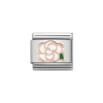 COMPOSABLE 430202/02 Link 9K Rose Gold 'Camellia' NOMINATION