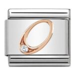 COMPOSABLE 430315/00 Link 9K Rose Gold 'Cyfra 0'NOMINATION