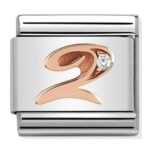 COMPOSABLE 430315/02 Link 9K Rose Gold 'Cyfra 2 NOMINATION