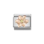 COMPOSABLE 430305/13 Link 9K Rose Gold 'Daffodil 'NOMINATION