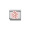 nomination-link-9k-rose-gold-flower-in-pink-coral-paste-43051003