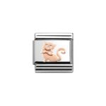 COMPOSABLE 430104/11 Link 9K Rose Gold 'Kochany Pupil' NOMINATION
