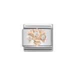 COMPOSABLE 430305/14 Link 9K Rose Gold 'Lily 'NOMINATION