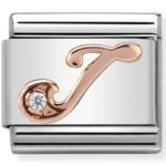 COMPOSABLE 430310/10 Link 9K Rose Gold 'Litera J'NOMINATION