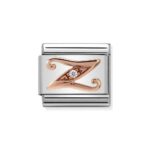 COMPOSABLE 430310/26 Link 9K Rose Gold 'Litera Z NOMINATION