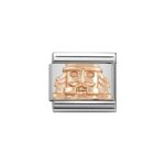 COMPOSABLE 430106/14 Link 9K Rose Gold 'Nutcracker' NOMINATION