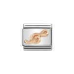 COMPOSABLE 430106/13 Link 9K Rose Gold 'Treble Clef' NOMINATION