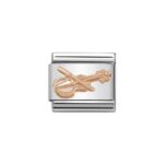 COMPOSABLE 430106/11 Link 9K Rose Gold 'Violin' NOMINATION