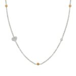Naszyjnik Silver / Orange Gioie Nomination 146203/001
