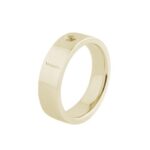 Pierścionek baza TWISTED – TATUM / Gold 8 mm MELANO