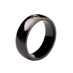 Pierścionek baza TWISTED – TRACY CERAMIC / Black 7 mm MELANO